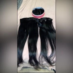 Luxy 24" darkest brown hair extensions